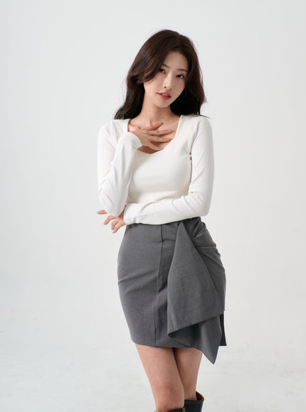 Wide Neck T-Shirt IO14