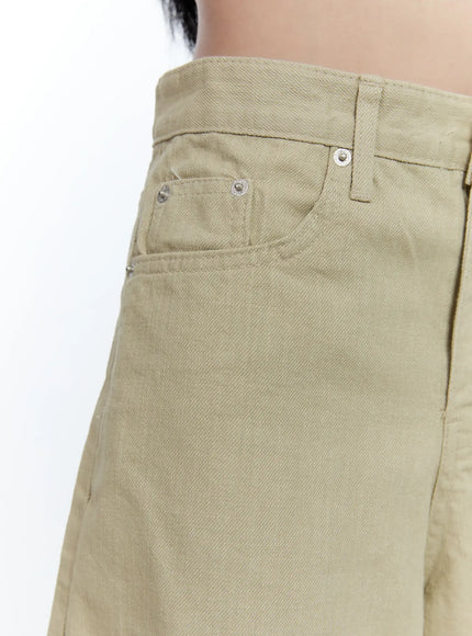 Wide-Leg Bermuda Shorts CG501