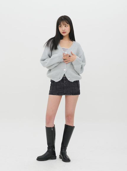Denim Mini Skirt J21