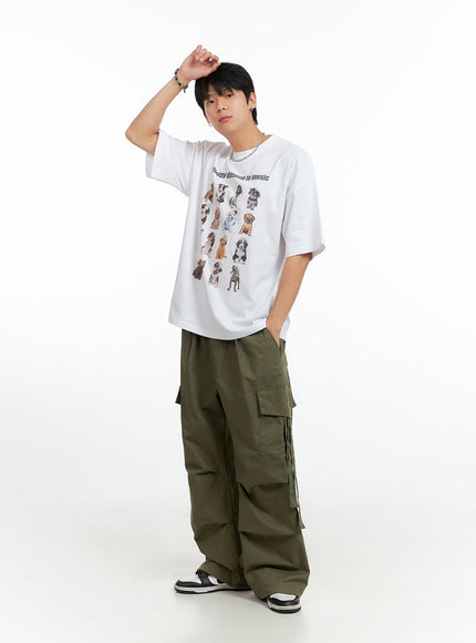 mens-cargo-chic-wide-leg-pants-dark-green-ig402