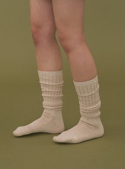 Cotton Knee Socks C2601