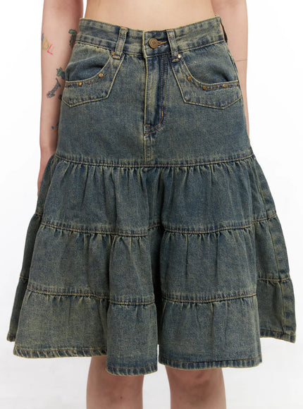 tiered-vintage-denim-midi-skirt-co507