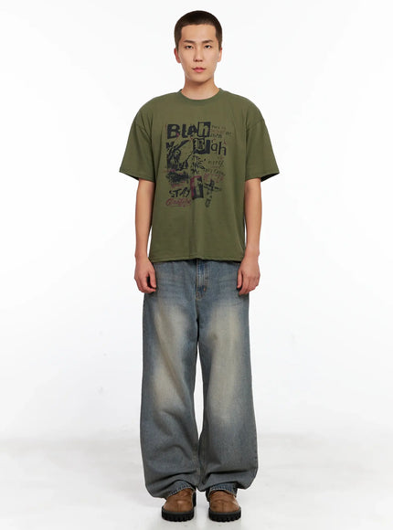 Men's Casual Graphic Tee IG511