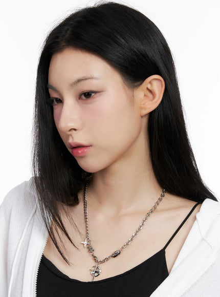 Lunar Charm Chain Necklace CG526