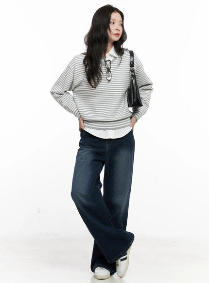 v-neck-striped-knit-sweater-co530