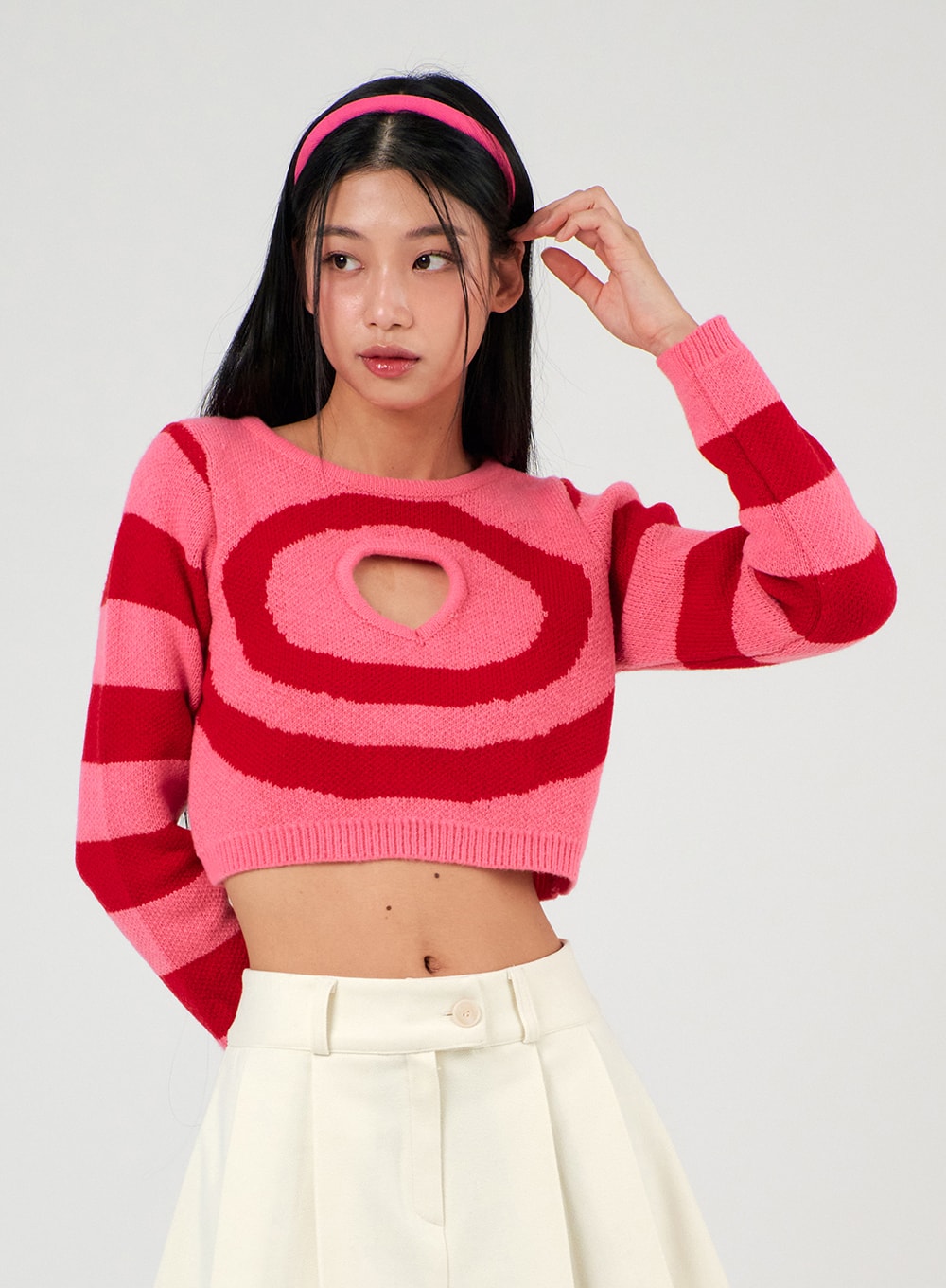 Pink Heart Crop Top -  Canada