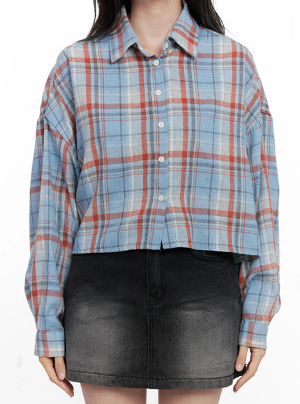 plaid-cropped-button-up-shirt-cn504