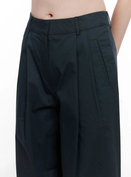 Cotton Pintuck Wide Pants CG521