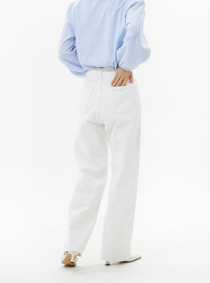 High Waist Cotton Pants OA320
