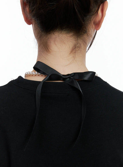 Pearl Bead Strand Necklace IN514