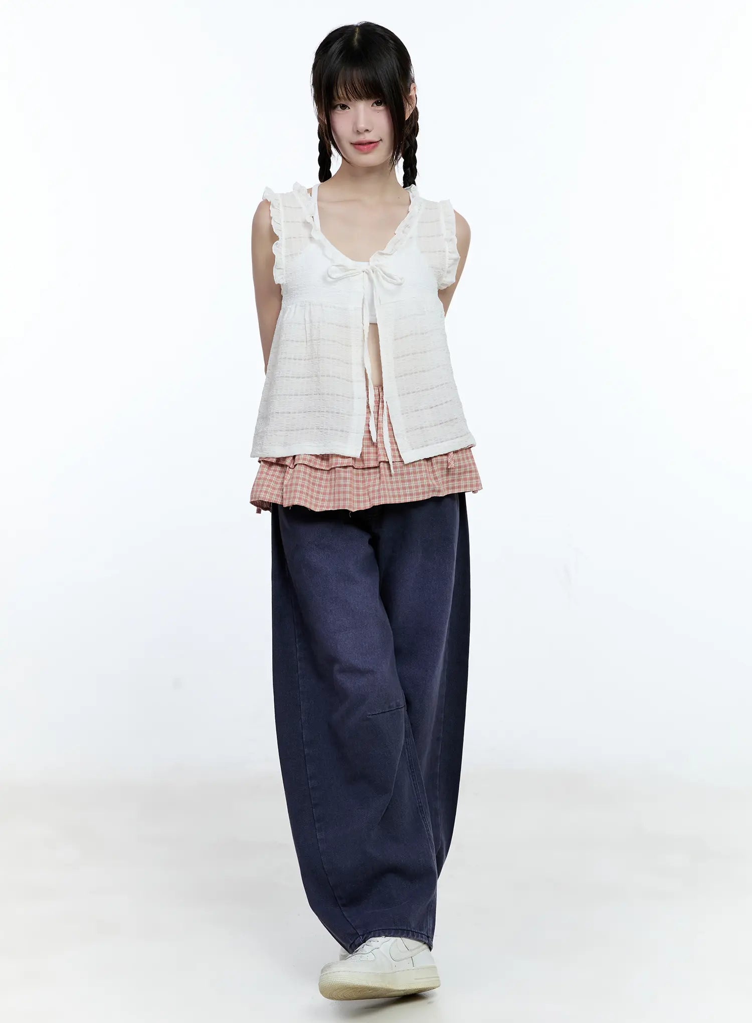 ruffle-sheer-frill-top-cg507