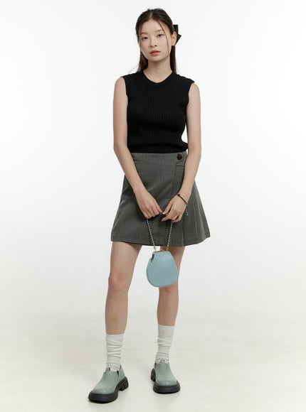 chain-crossbody-bag-ol430 / Light blue