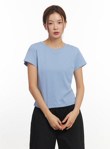 Basic Round Neck Tee IM513