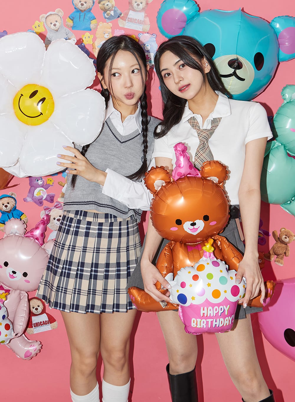 V Neck Embroidered Crop Vest BM304