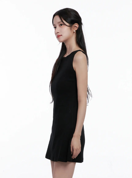 Elegant Sleeveless Mini Dress CS519