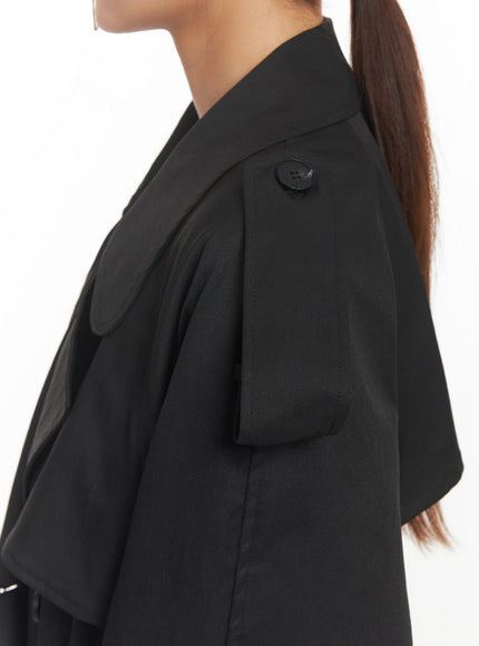 Chic Buckle Trench Coat IM513