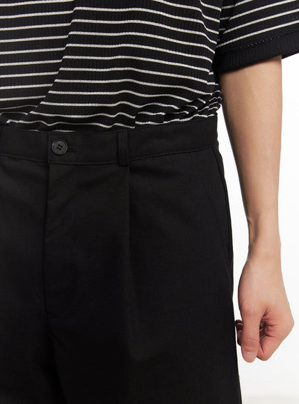 mens-roll-up-cotton-shorts-black-ia518
