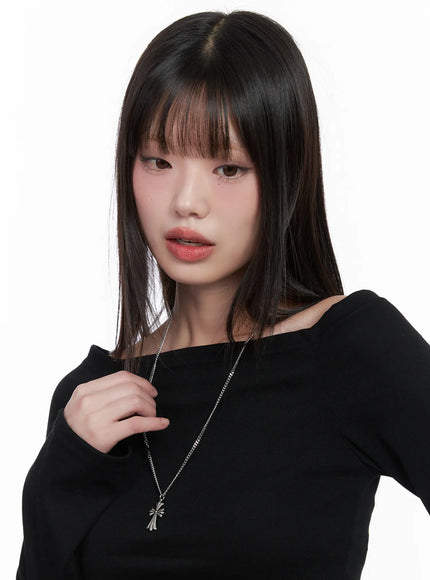 gothic-pendant-long-chain-necklace-cn511