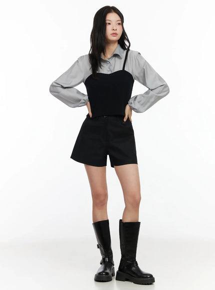 button-detail-cotton-shorts-im524