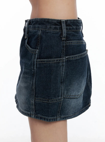 vintage-wash-denim-mini-skirt-cl511