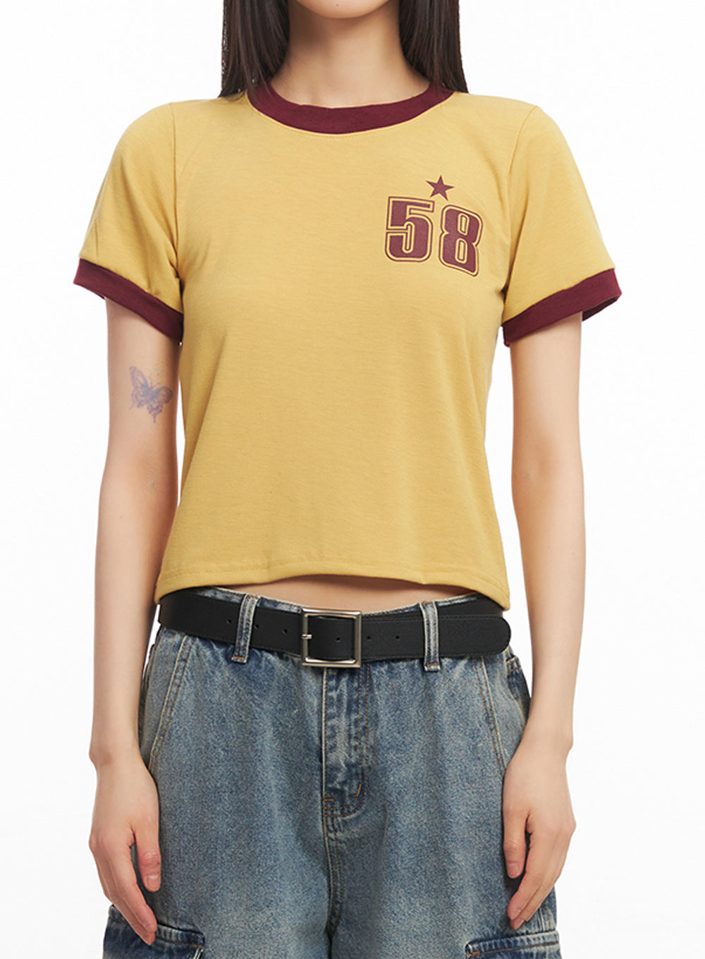 star-number-graphic-crop-top-iy502