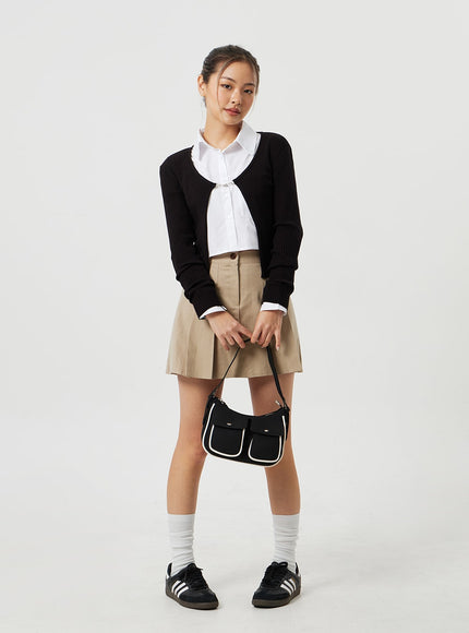 Ribbed Knit Cardigan CM303