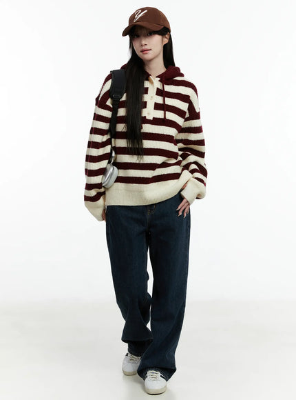 striped-hooded-knit-sweater-cd523