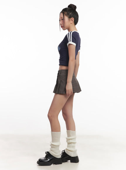 plaid-pleated-mini-skirt-cm528