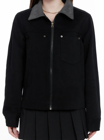 Corduroy Collar Jacket CG529