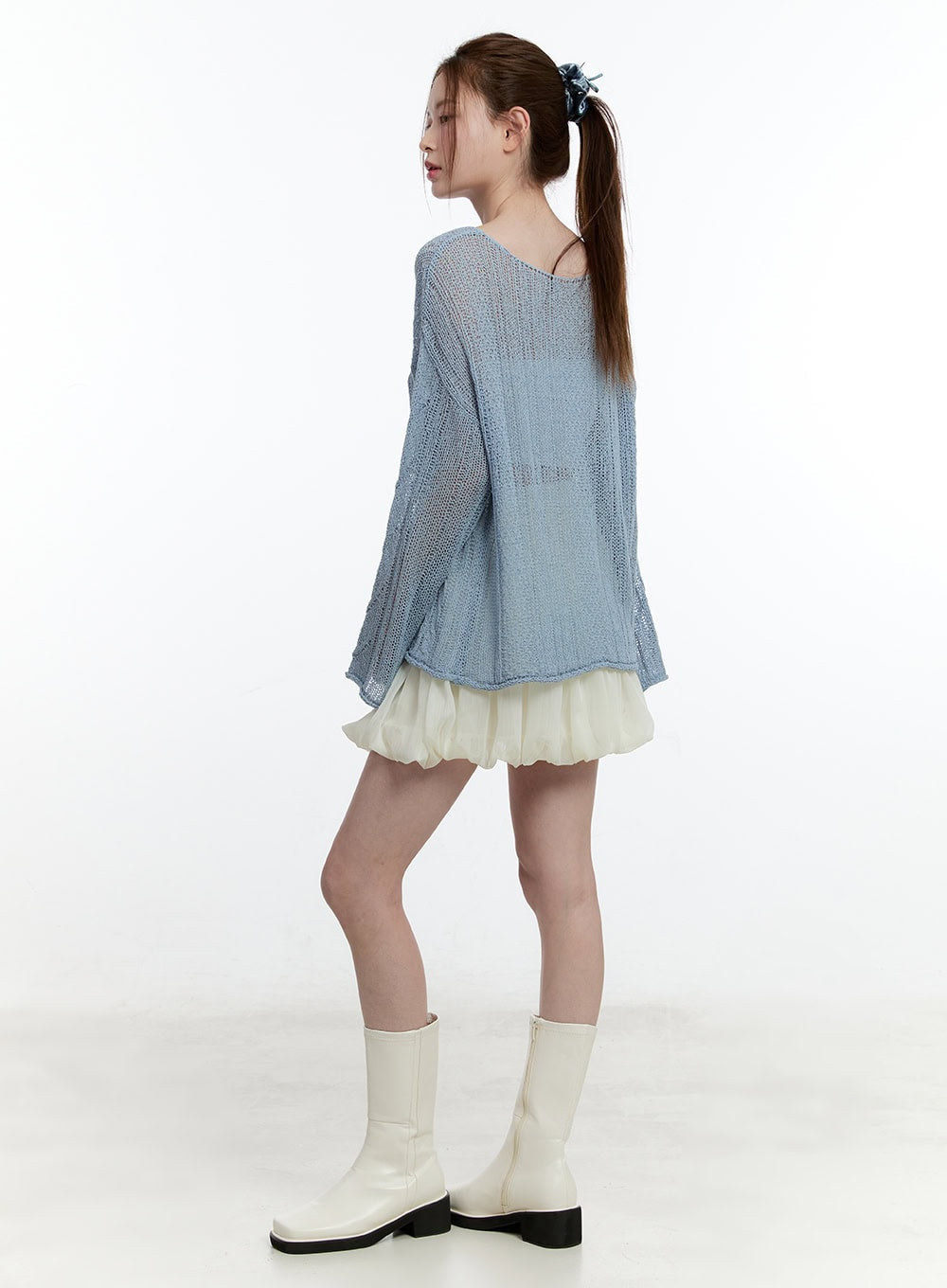 Tiered Balloon Mini Skirt CM521