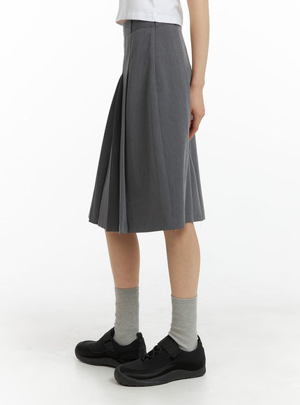 solid-pleated-midi-skirt-cm413