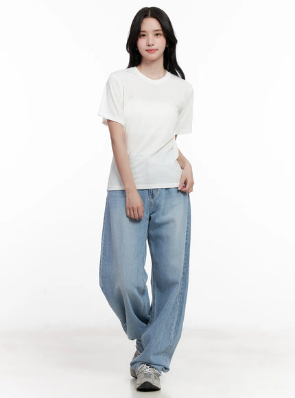 classic-round-neck-stretch-top-cl515