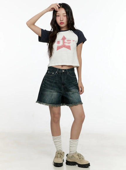 distressed-hem-denim-shorts-cl531