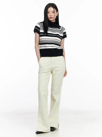 striped-turtleneck-short-sleeve-knit-top-cj520