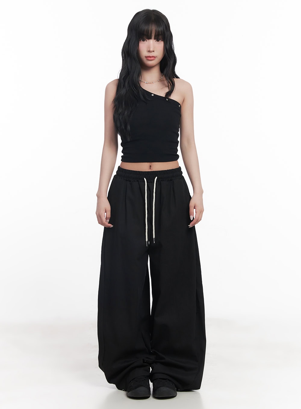 studded-one-shoulder-crop-tank-top-cy527