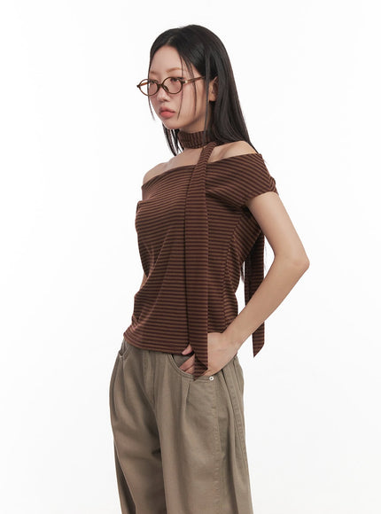 stripe-off-shoulder-top-with-scarf-ca521