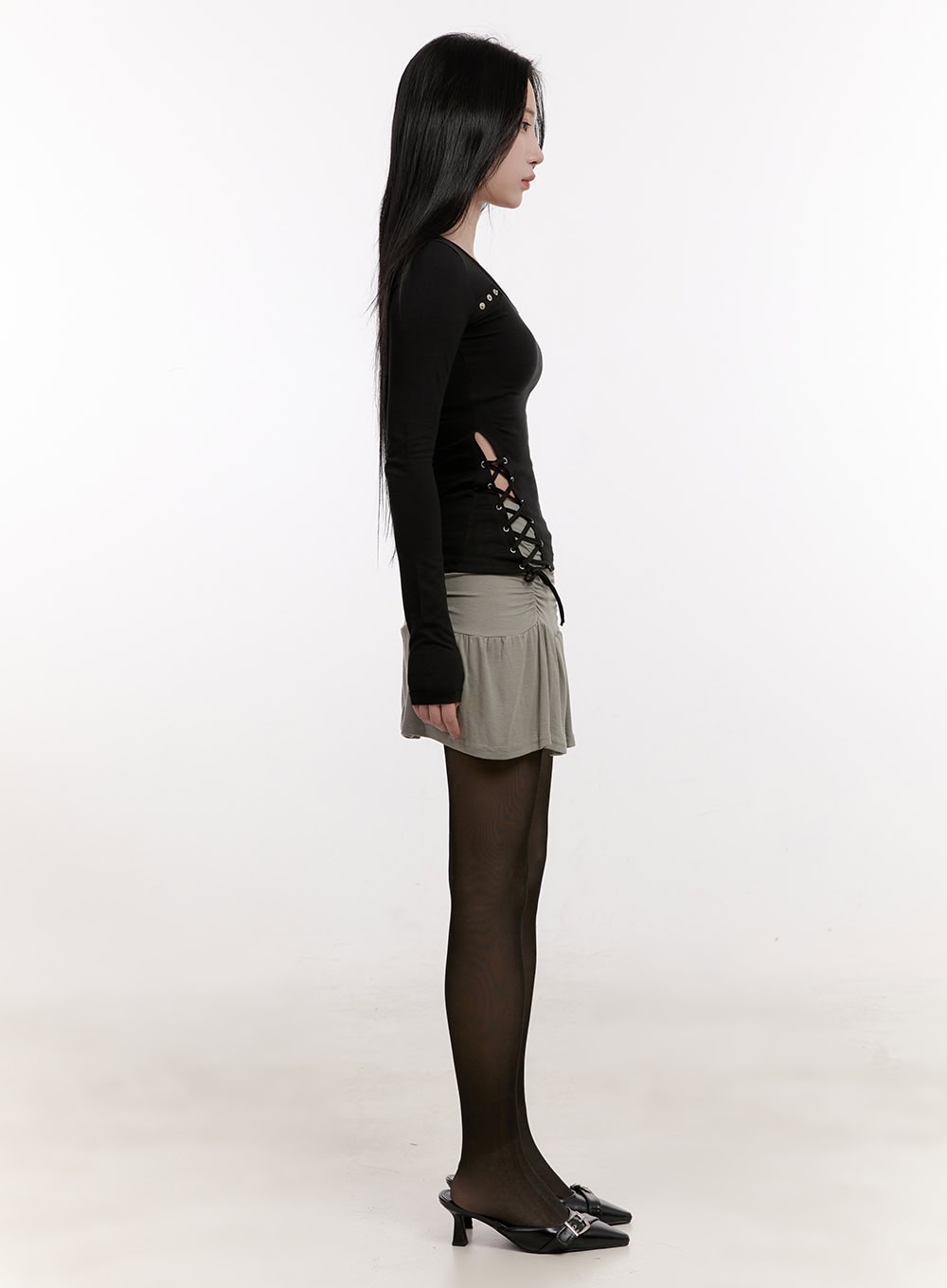 draped-mini-skirt-with-shorts-cj531