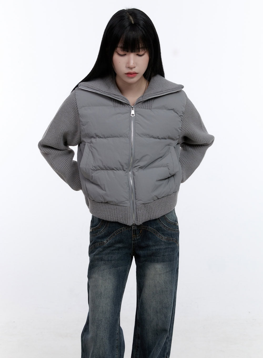 warmembrace-puffer-jacket-cd420 / Gray