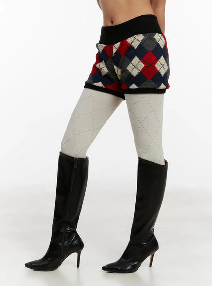 argyle-knit-shorts-cd512