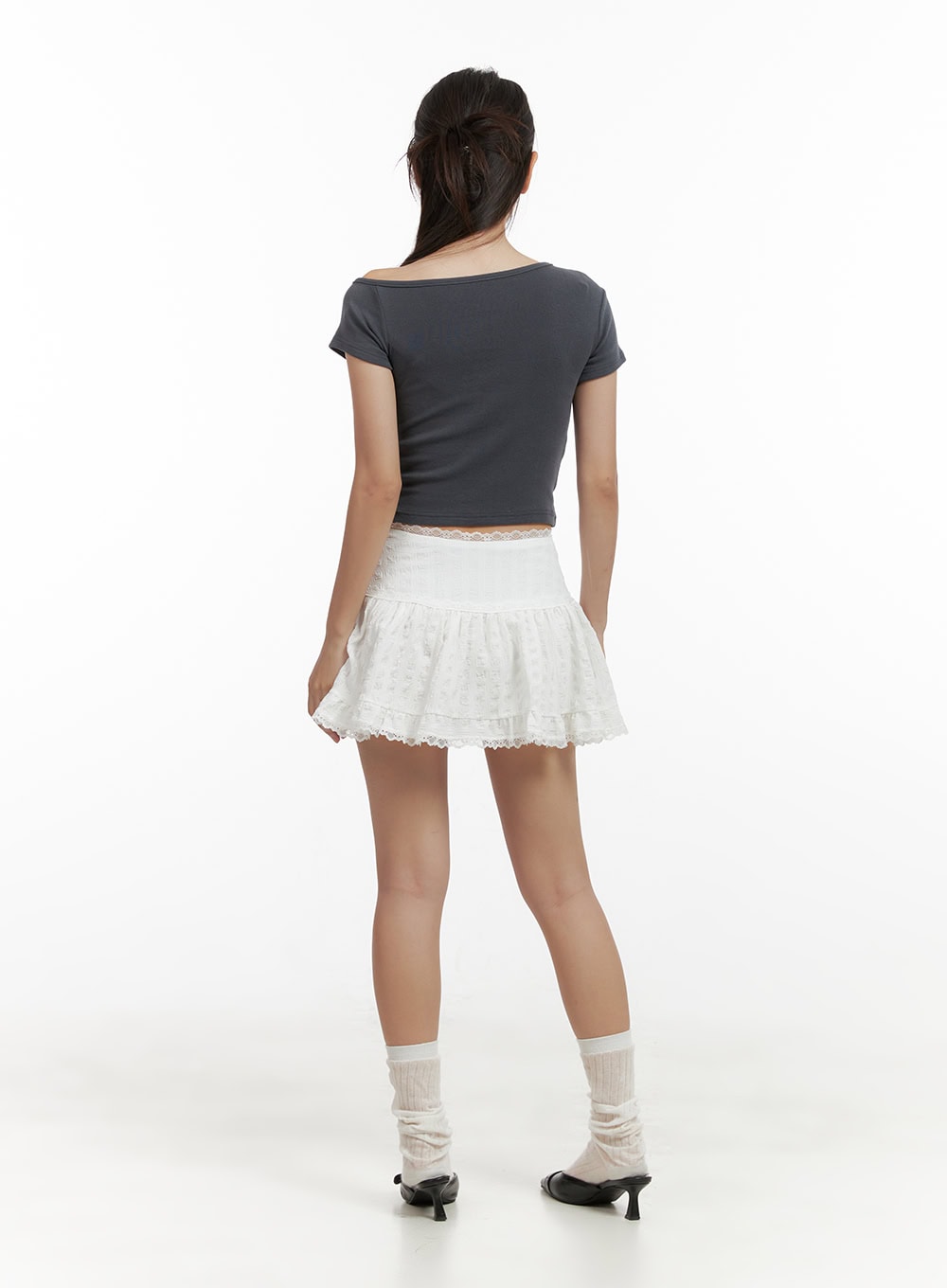 frill-lace-mini-skirt-cl431