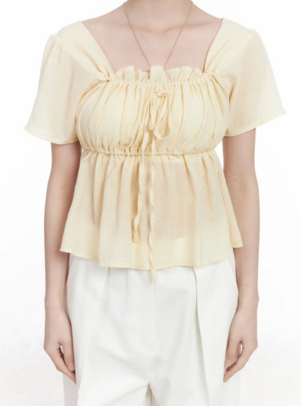 chiffon-ruffle-short-sleeve-blouse-ca510