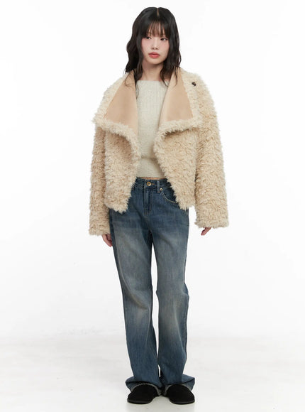 Oversized Faux Fur Jacket CN510