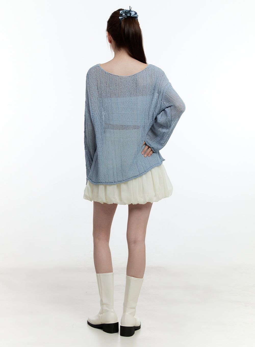 Tiered Balloon Mini Skirt CM521
