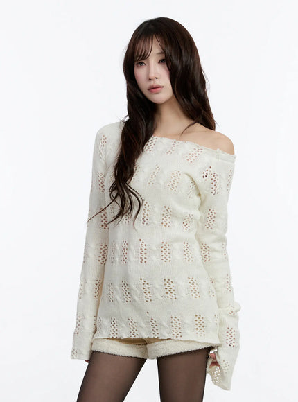 vintage-off-shoulder-knit-sweater-cn524