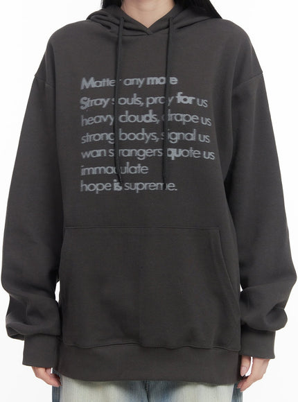 Graphic Oversized Hoodie CF514