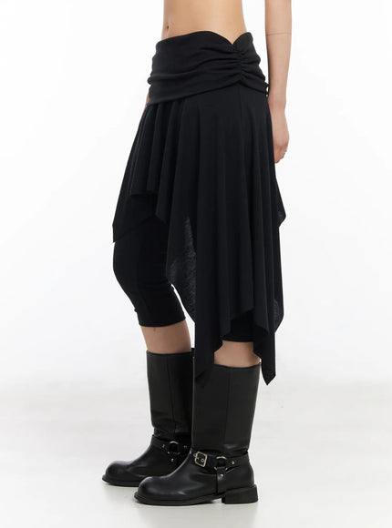 ribbed-asymmetric-skirt-pants-cm516