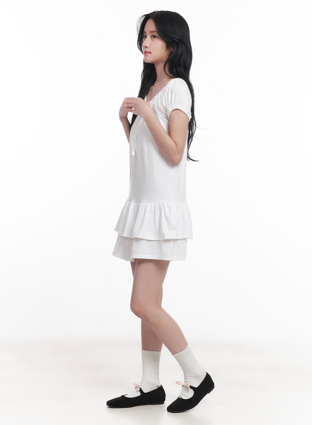 ruffle-ribbon-mini-dress-cy523