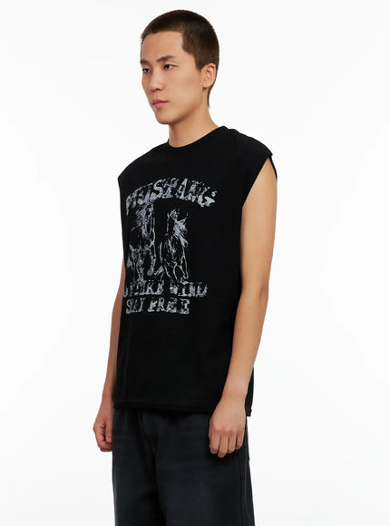 Men's Mustang Graphic Muscle Tee IG511