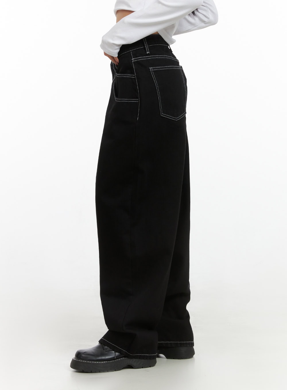 isis-stitched-wide-jeans-is427