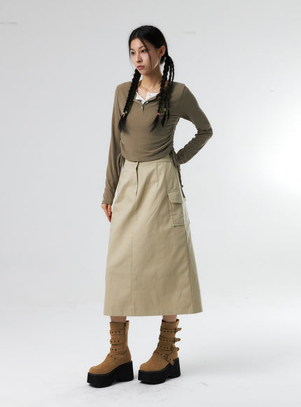 ruched-long-sleeve-top-is327
